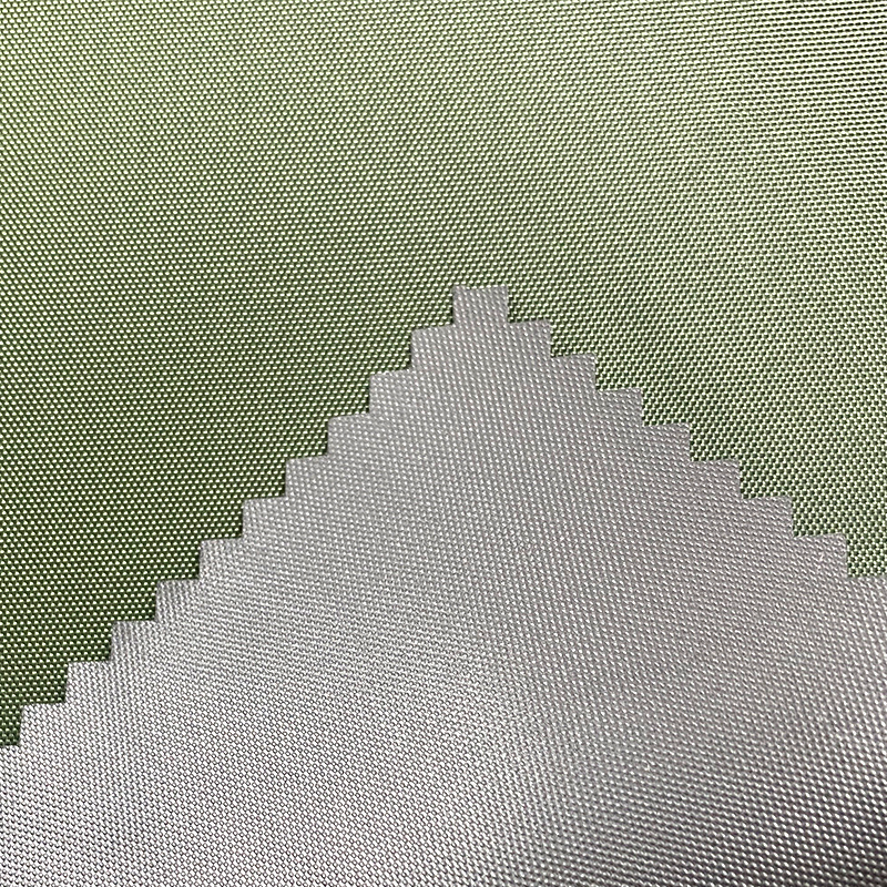 Tesatura de cort din poliester acoperit negru Fabric